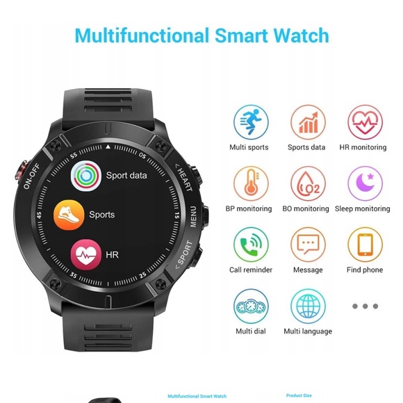 Catshin CS-MS01 Multi-Functional Smart Watch - New - Picture 2 of 5